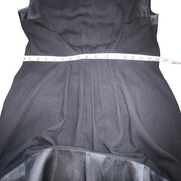 3.1‎ Phillip Lim Womens Half Button Down Sleeveless A Line Dress Black Silk Sz 4 - Picture 5 of 9